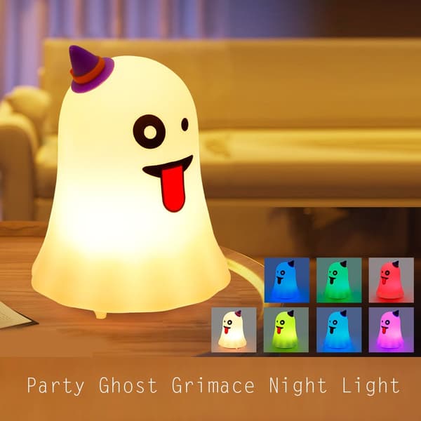 Halloween Party Ghost Grimace Night Light Touch Sensor