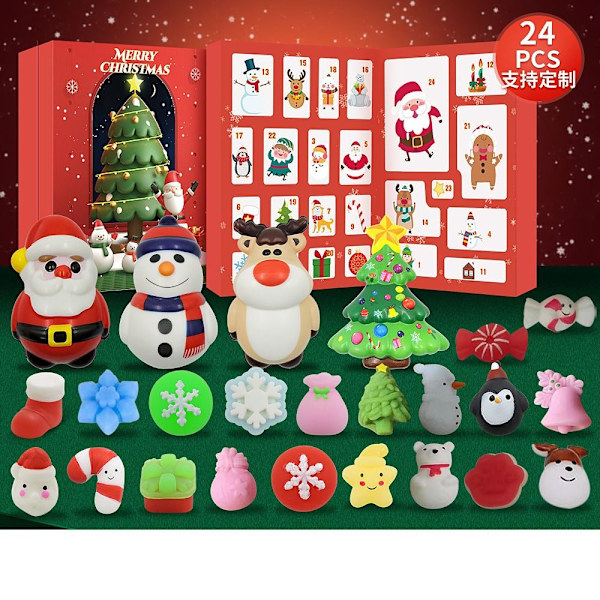 Jule Blind Box Sæt Julelegetøj 4 4 4