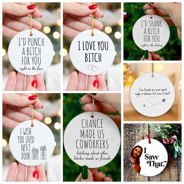 Friendship Ornament Friendship Riipus Decor E E E