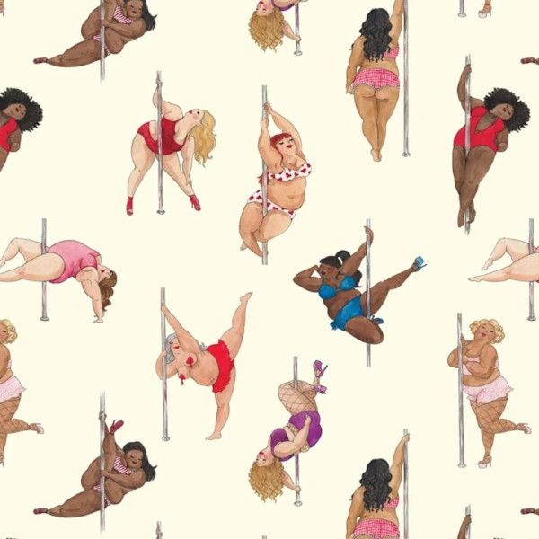 Pole Dancer -käärepaperi Lahjapaperi 2 2 2