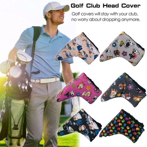 Golf Putterin cover Golfmailan päänsuojukset STYLE-1 STYLE-1 Style-1