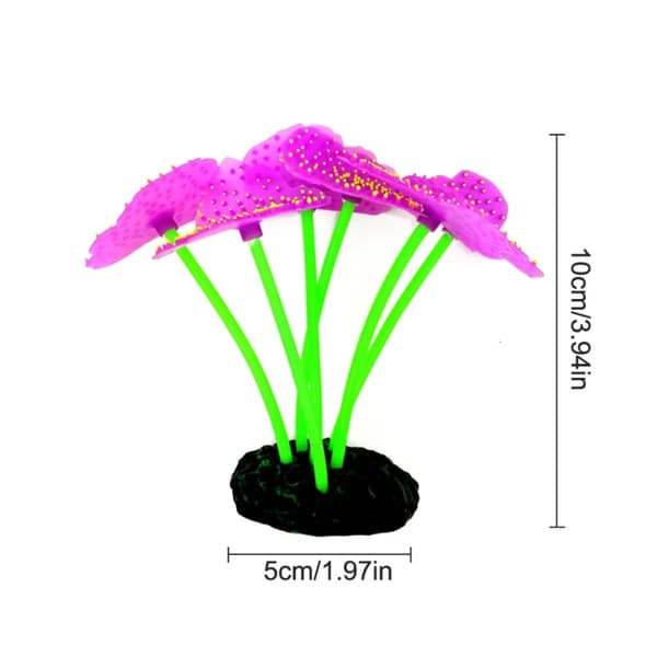 Artificial Plant Aquarium Decor BLUE DOT BLUE DOT Blue Dot