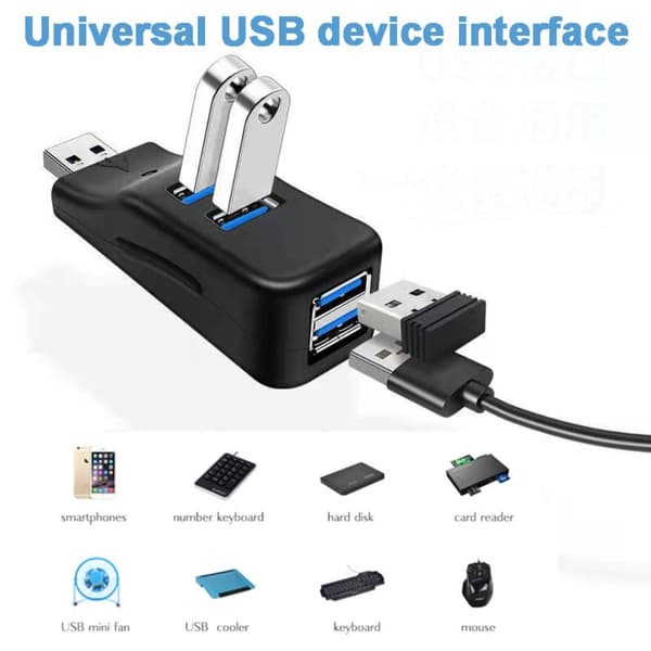 USB 3.0 HUB Utvider 4 USB 3.0 4 USB 3.0 4 USB 3.0