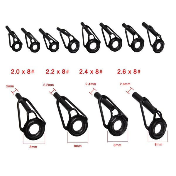 Fiskestang Guide Eye Keramisk Ring 80STK-KERAMIKK RING 80pcs-ceramic ring