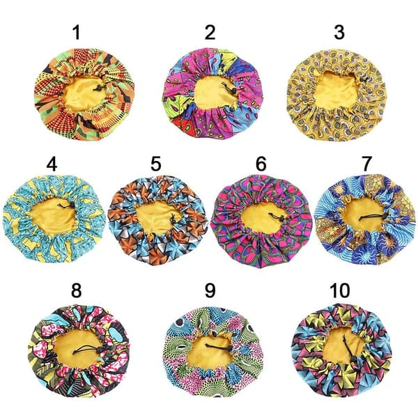 Satin Bonnets Wide Headwrap 7 7 7