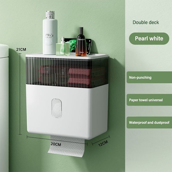 Toiletpapirholder Opbevaringsstativ 01-DOUBLE LAYER 01-DOUBLE LAYER 01-Double Layer