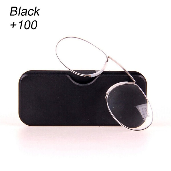 Läsglasögon Näsställ SVART 100 100 black 100-100