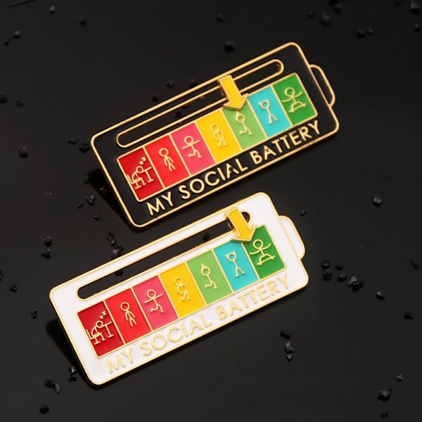 Social Mood Pin rintaneula Pin STYLE 3 STYLE 3 Style 3