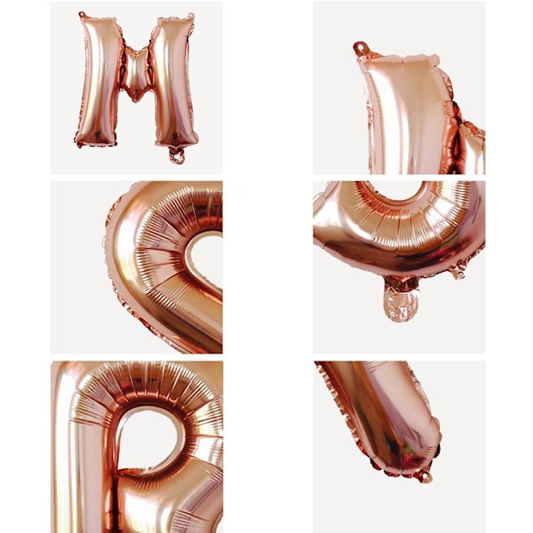 God Jul Fira Jul alfabetet Ballonger GULD Gold