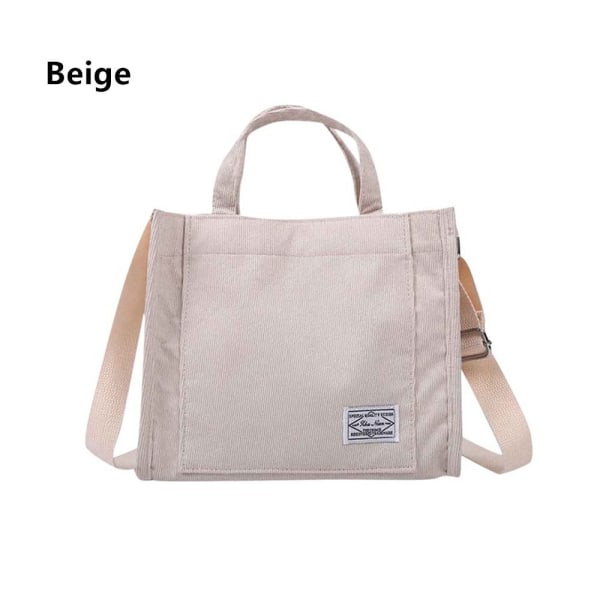 Dragkedja Axelväska Messenger Bags BEIGE beige