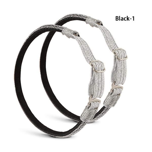 2 Par Dame Snørebånd Bundle Snørebånd SORT-1 SORT-1 Black-1