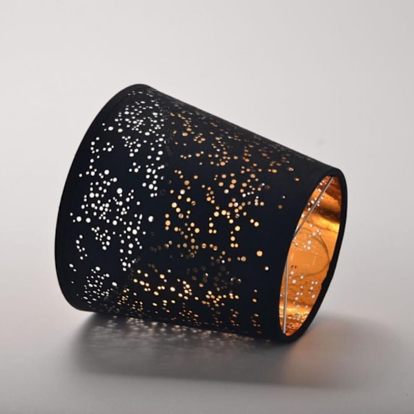 Stoflampeskærm Clip Bulb-Lampeskærm SORT black
