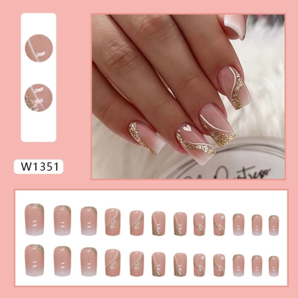 Falske Nails Fake Nials W1344 W1344 W1344