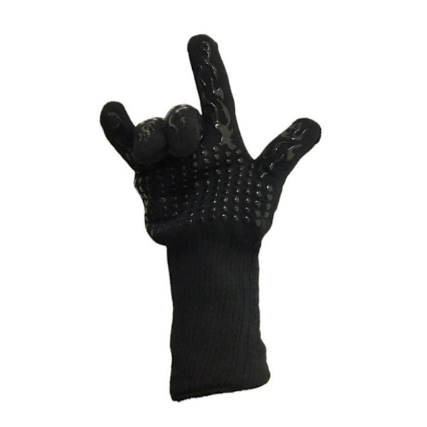 1 par Hansker BBQ Ovnshansker SORT 30CM black 30cm