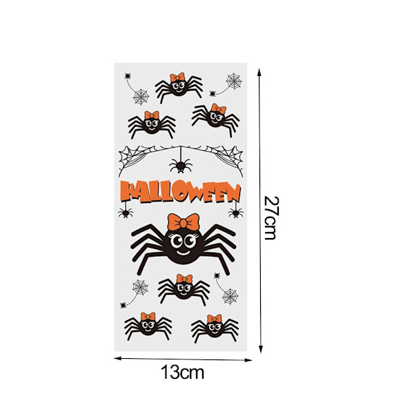 50stk Halloween Godteposer Godteri Cookies Bag GRESKIN GRESSPIN Pumpkin
