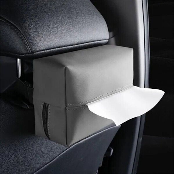 Car Tissue Box Papir Servietetui SORT black