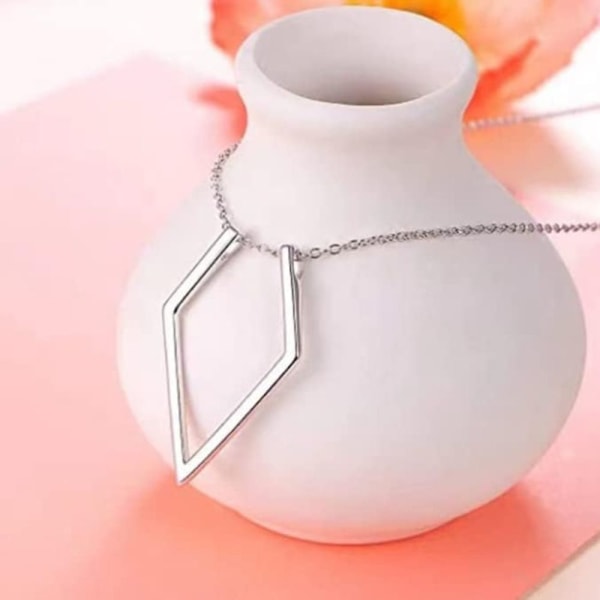 Halskjede Ring Holder SØLV Silver