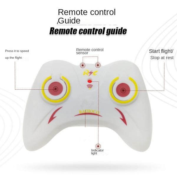 RC Helikopters Fjernbetjening Fly HVID FJERNBETJENING FJERNBETJENING white remote control-remote control