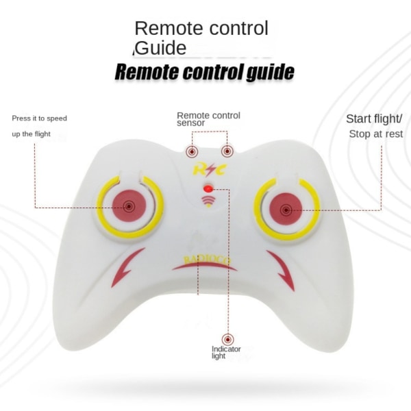 RC Helikoptre Fjernkontrollfly GUL FJERNKONTROLL yellow remote control-remote control