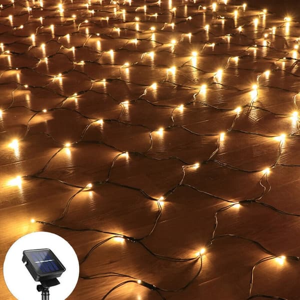 Solar Power LED String LED Solar Net Mesh WARM WHITE 3MX2M warm white 3Mx2M 204LED