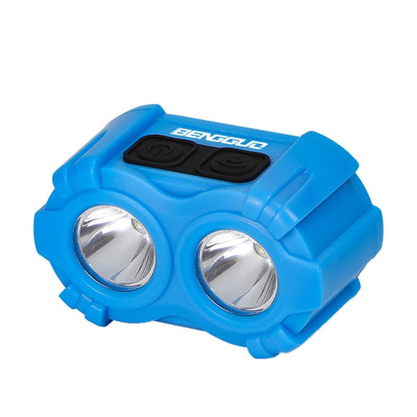 Sykkelhorn Lys Lys Alarm BLÅ 2 LAMPE 2 LAMPE blue 2 lamp-2 lamp
