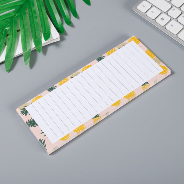 Magnetisk Shopping List Pad Magnetisk anteckningsblock ANANAS ANANAS Pineapple