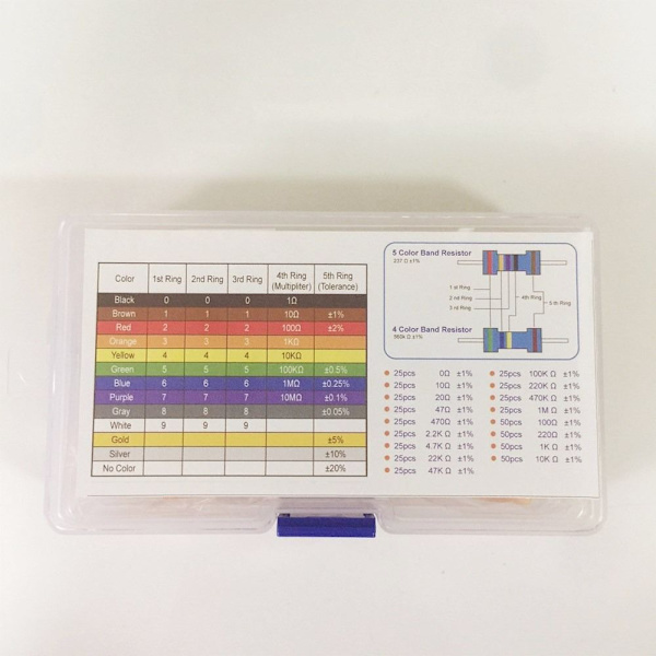 525st Resistor Kit Resistor Sortiment Kit Metallfilm