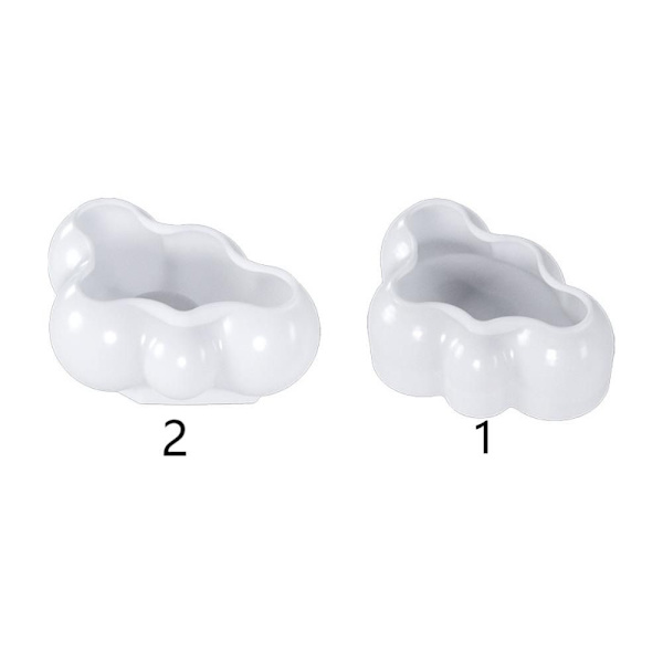 Cloud Silikonform stearinlysbrettform 1 1 1