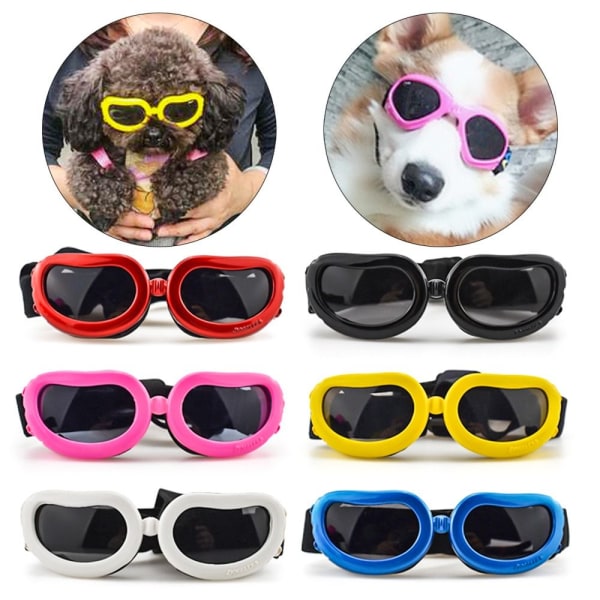 Dog Goggles Pet Solbriller GUL yellow