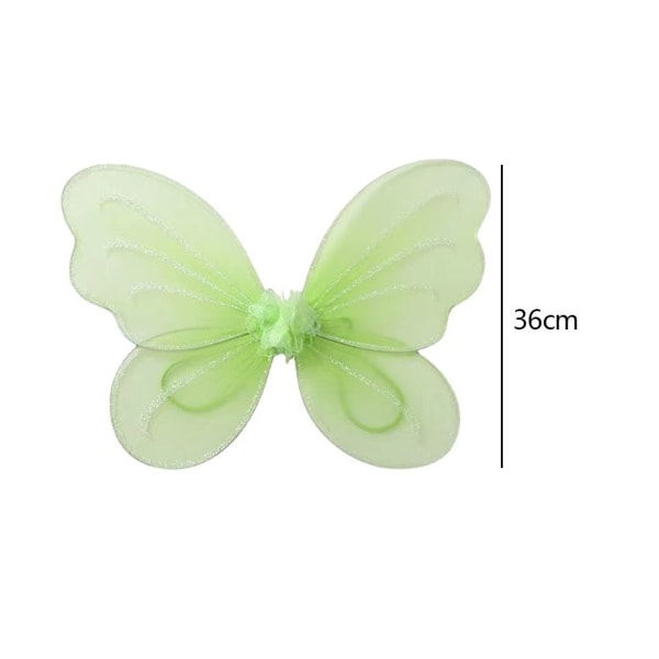 Fairy Dress Up Butterfly Wings GRØNN green