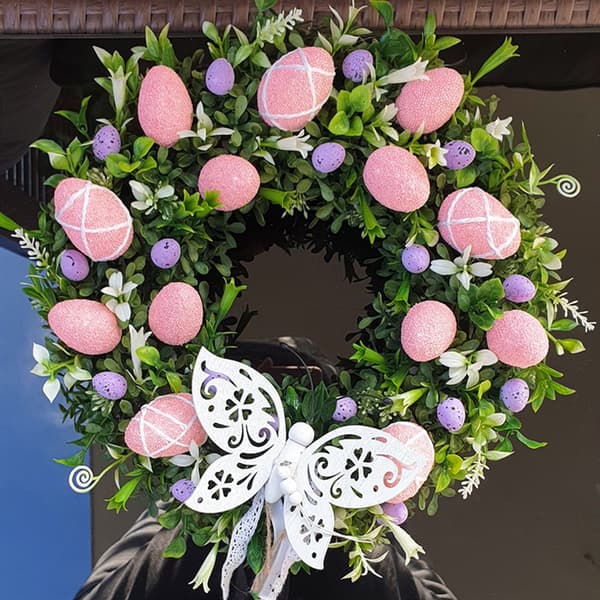 Påskkransar Rabbit Garland 5 5