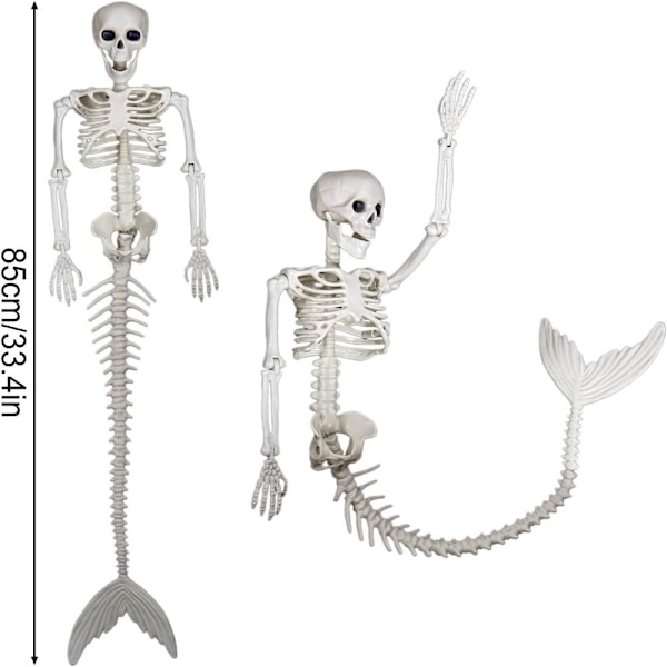 Halloween Mermaid Skelett Mermaid Bones Prop Halloween