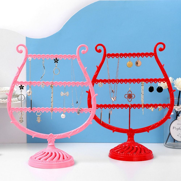 Oppbevaringsstativ for smykker skjerm ROSA pink