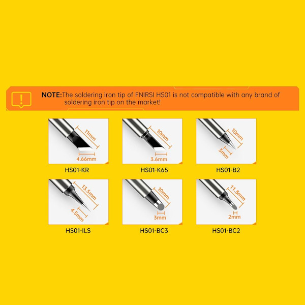 Loddeboltspiss HS01-BC2 B2 ILS KR K65 BC3 HS01-BC2 HS01-BC2 HS01-BC2