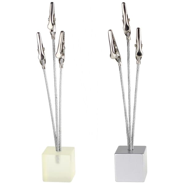 2 STK Kort Note Holder Memo Clips STYLE 2 STYLE 2 Style 2