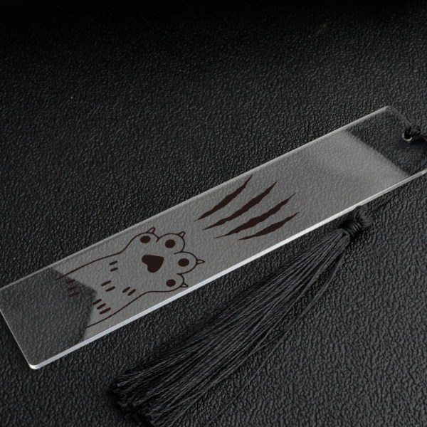 3 STK Akrylbokmerke Cat Claw Bookmarks B B B