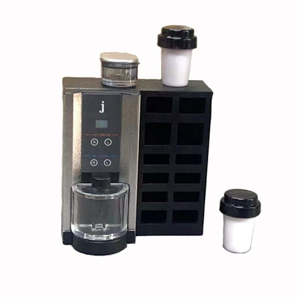 Dukkehus kaffemaskin miniatyr kaffetrakter 2 2 2