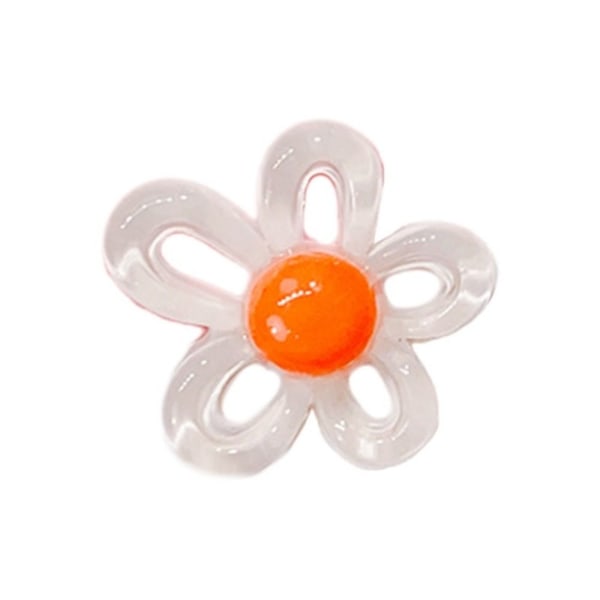 30st Kedja Halsband Tillbehör Hänge Blomma HÄNGE Pendant 3-white