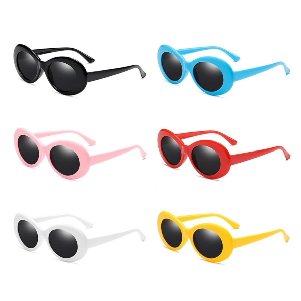 Ovale solbriller for kvinner Solbriller SVART Black