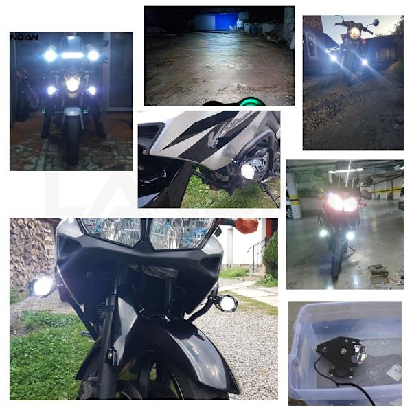 2 STK LED Forlygte Motorcykel Køre Spotlight 2 STK 2 STK 2pcs