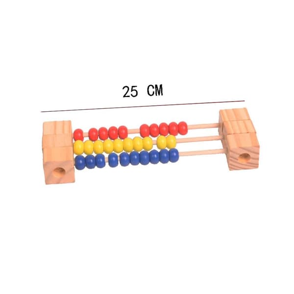 Trä Abacus Beräkning Pärla Beräkning Rack
