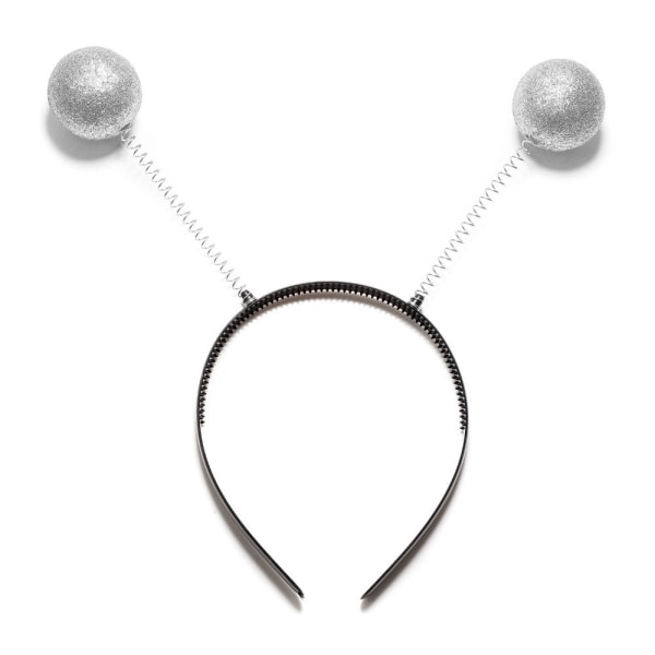 3st Halloween Pannband Alien Hårband SILVER silver