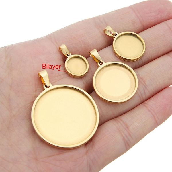 5 stk Cabochon Base Bezel smykkefremstilling 10 10 10