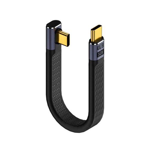 40 Gbps USB4.0-kabel USB C til Type C-ledning M-M MIDDELBØY M-M M-M Middle Bend