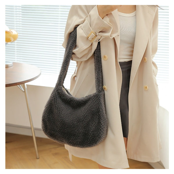 Vintertaske Plystaske SORT black