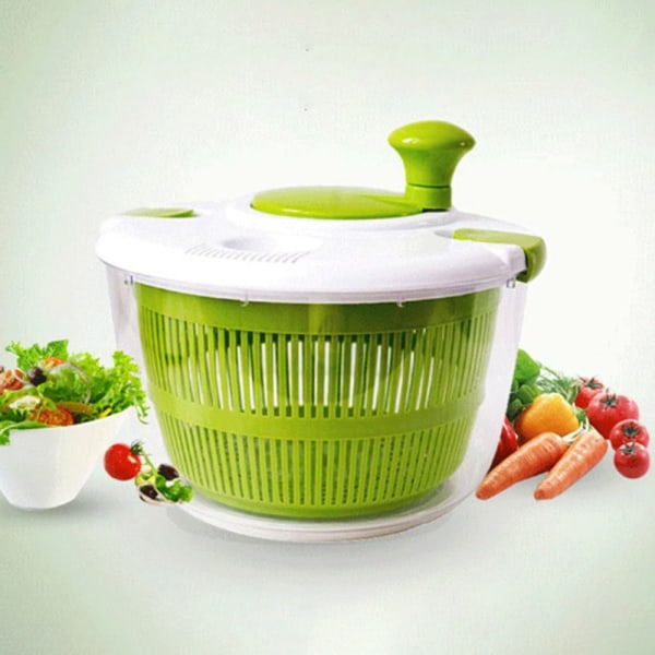 Salat Bladsnurrer Salat Grønnsaksavløp Plastbolletørker