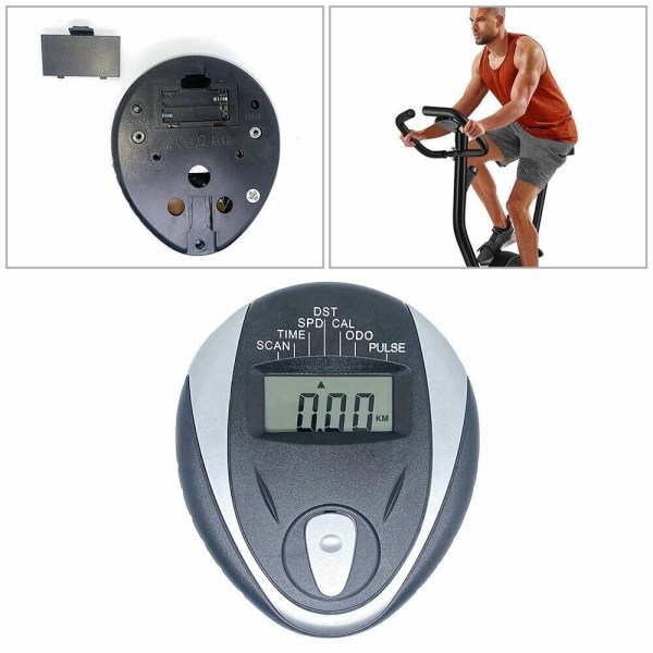 Dynamisk cykeltæller Monitor Speedometer Pulsmåler