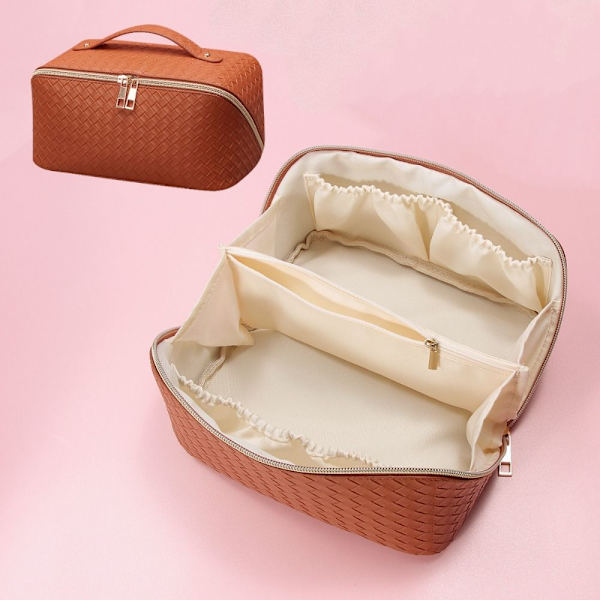 Kosmetisk taske Rejse vasketaske Makeup taske orange