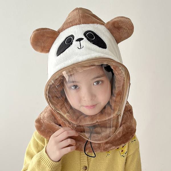 Barn pelsluer Plysj Pullover lue C C C