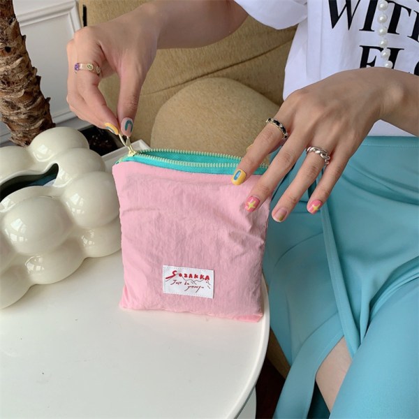 Kosmetisk taske Lærreds møntpung PINK TYPE A TYPE A Pink Type A-Type A